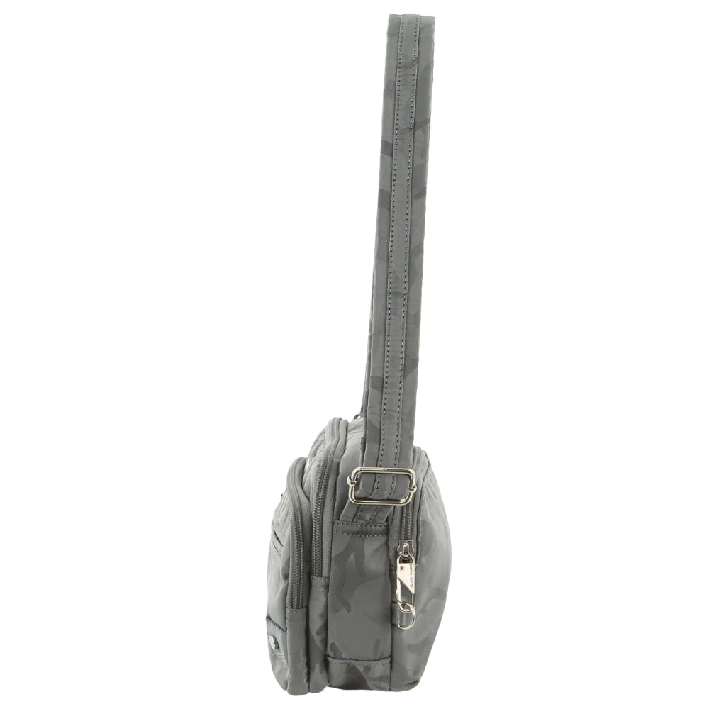 【非売品】YMO 「MASS Camouflage」Pierre Cradin Pierre Cardin Anti-Theft Travel Bag - Grey Camo – Tom