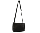 Pierre Cardin Small Leather Cross Body Bag - Black