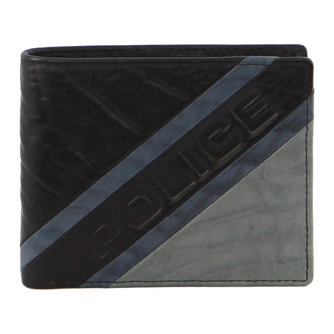 Police Leather Men's Bi Fold Wallet