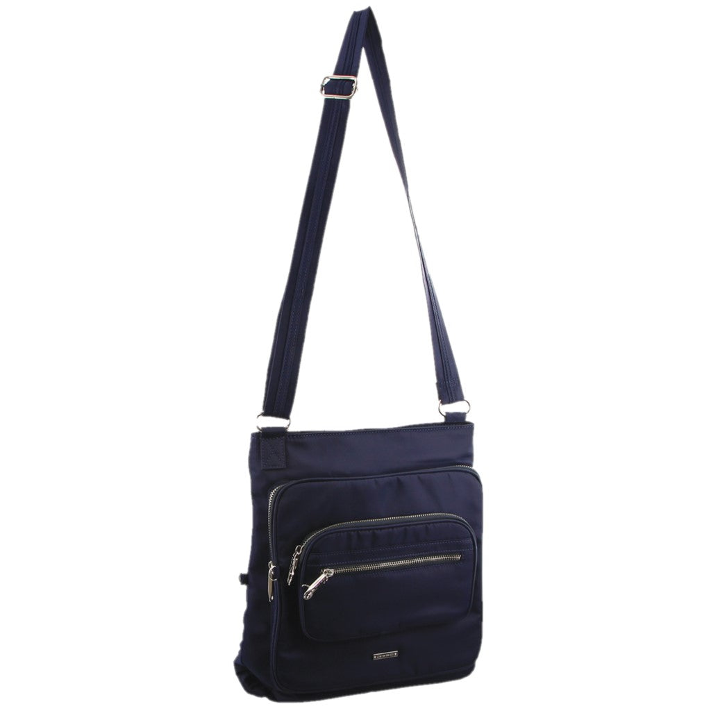 PIERRE CARDIN NAVY NYLON TRAVEL BAG Tom Bridget Boutique