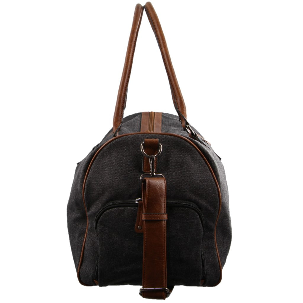 Pierre cardin canvas overnight bag black shop