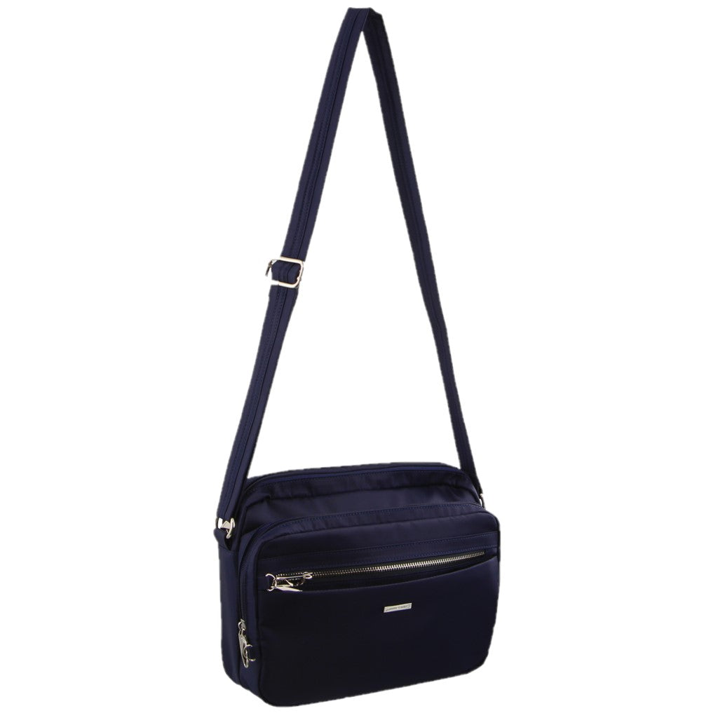 PIERRE CARDIN NAVY RFID BAG Tom Bridget Boutique