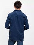 BRAKEBURN CORD SHIRT - NAVY