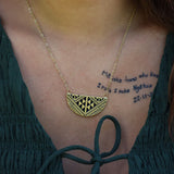 Niho Breastplate Necklace - Gold