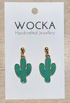 Cactus Studs - Light Green