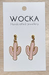 Cactus Studs - Pink