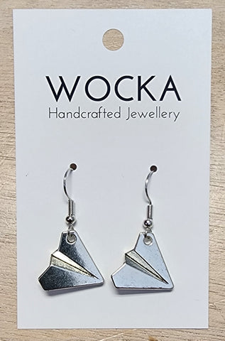 Paper Plane Earrings