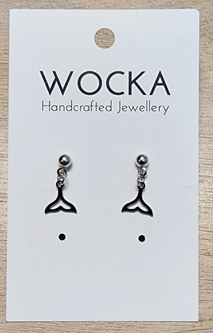 Whale Tail Studs