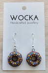 Chocolate Donut Earrings