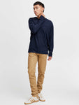 Blend Long Sleeve Tee - Navy