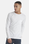 BLEND L/S TEE - WHITE