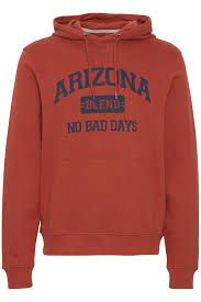 Blend Arizona Print Hoodie - Burnt Henna