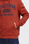 Blend Arizona Print Hoodie - Burnt Henna