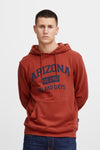 Blend Arizona Print Hoodie - Burnt Henna