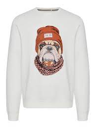 Blend Cool Dog Sweatshirt - White