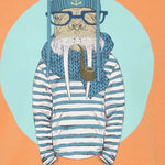 Blend Sailor Walrus Hoodie - Orange