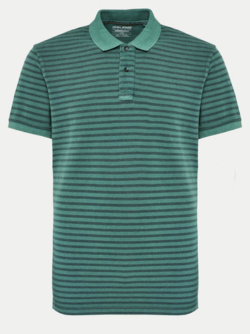 Blend Polo - Bistro Green Stripe