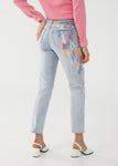 FDJ Olivia Ankle Jeans - Brushstrokes detail