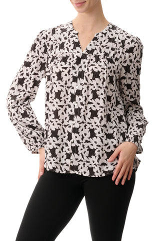 Pinnacle Button Front Blouse