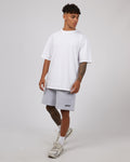 Fleece Track Shorts - Grey