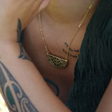 Niho Breastplate Necklace - Gold