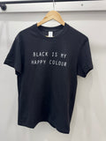 BLACK IS MY HAPPY COLOUR TEE