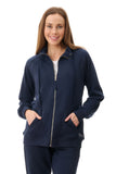 Raglan Sleeve Zip Jacket - Ink