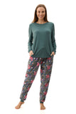 Cassidy Ski Pyjamas - Moss
