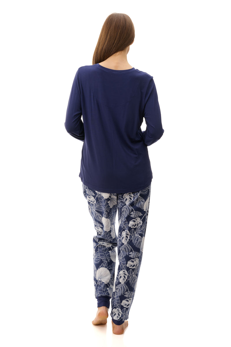 Drew Ski Pyjamas - Navy – Tom & Bridget Boutique