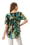 Holly flounce sleeve top