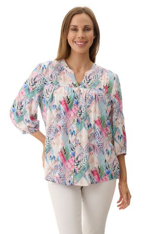 Woad 3/4 sleeve shirt