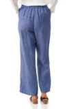 Linen pant - Denim crossdye