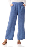 Linen pant - Denim crossdye