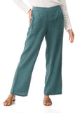Linen pants - Forest
