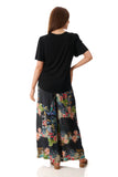 Black Print Pants