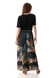 Black Print Pants