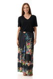 Black Print Pants