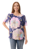 Sophie flounce sleeve top