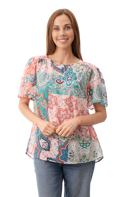 Zara flounce sleeve