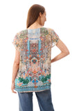 Cassie print top
