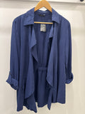 GIVONI OPEN TAB-SLV JACKET - BLUE