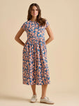 Midnight Garden Midi Dress