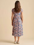 Midnight Garden Midi Dress