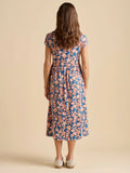 Midnight Garden Midi Dress