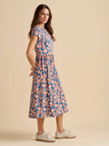 Midnight Garden Midi Dress