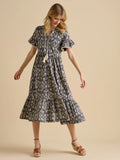 Arrows Midi Dress