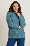 Cable Knit Roll Neck
