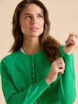 Kelly Green Classic Cardigan