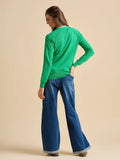 Kelly Green Classic Cardigan
