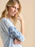 Fossil Blouse - Light Blue